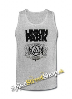 LINKIN PARK - Road To Revolution - Mens Vest Tank Top - šedé