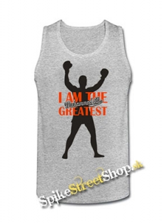 MUHAMMAD ALI - I Am The Greatest - Mens Vest Tank Top - šedé