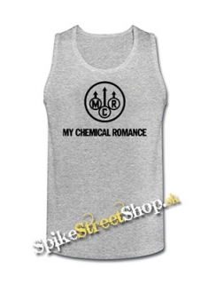 MY CHEMICAL ROMANCE - Logo - Mens Vest Tank Top - šedé