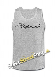 NIGHTWISH - Logo - Mens Vest Tank Top - šedé