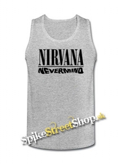 NIRVANA - Nevermind - Mens Vest Tank Top - šedé
