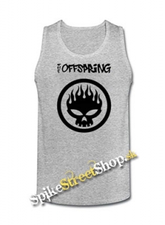 OFFSPRING - Logo - Mens Vest Tank Top - šedé