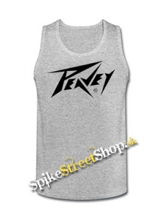 PEAVEY - Logo - Mens Vest Tank Top - šedé