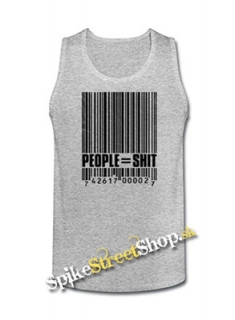 PEOPLE SHIT - Mens Vest Tank Top - šedé