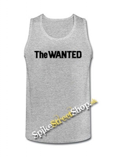 THE WANTED - Mens Vest Tank Top - šedé