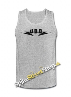 UDO - Logo - Mens Vest Tank Top - šedé