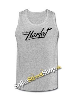 WE ARE HARLOT - Logo - Mens Vest Tank Top - šedé