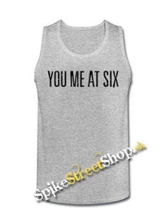 YOU ME AT SIX - Logo - Mens Vest Tank Top - šedé