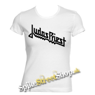 JUDAS PRIEST - Logo - biele dámske tričko