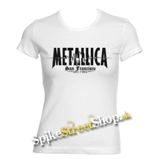 METALLICA - San Francisco - biele dámske tričko