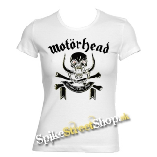 MOTORHEAD - March Or Die - biele dámske tričko