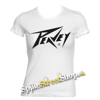 PEAVEY - Logo - biele dámske tričko