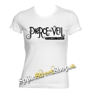 PIERCE THE VEIL - Logo - biele dámske tričko