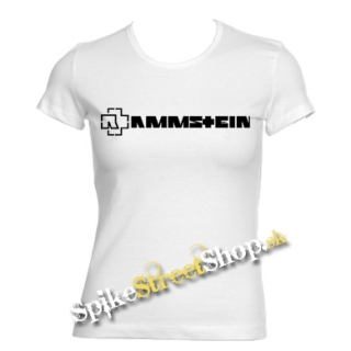 RAMMSTEIN - Logo - biele dámske tričko