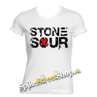 STONE SOUR - Logo - biele dámske tričko