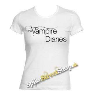 VAMPIRE DIARIES - Logo - biele dámske tričko