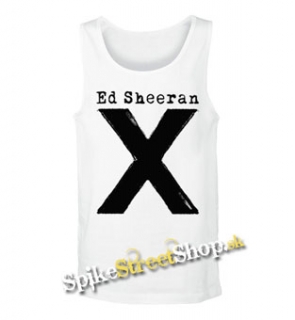 ED SHEERAN - X - Mens Vest Tank Top - biele