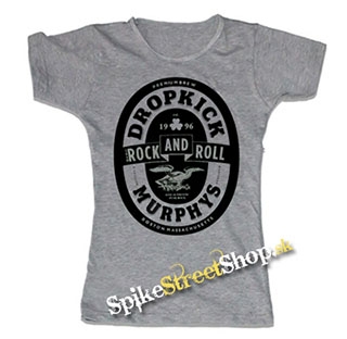 DROPKICK MURPHYS - Shamrock And Roll - šedé dámske tričko