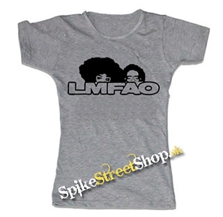 LMFAO - Logo - šedé dámske tričko