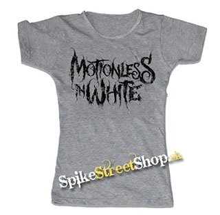 MOTIONLESS IN WHITE - šedé dámske tričko