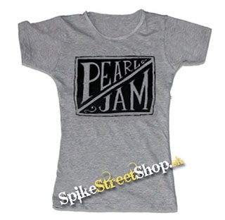 PEARL JAM - Logo - šedé dámske tričko