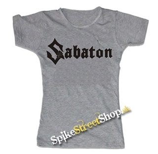 SABATON - Logo - šedé dámske tričko