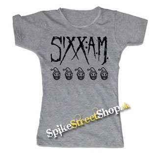 SIXX AM - šedé dámske tričko