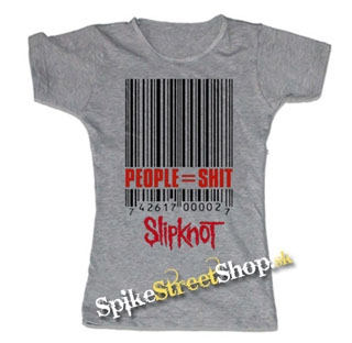 SLIPKNOT - People Shit - šedé dámske tričko