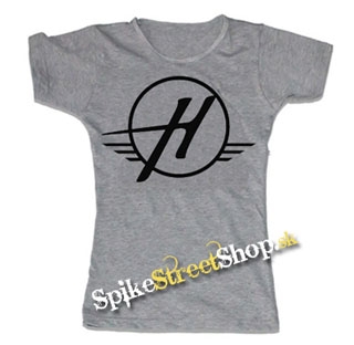 WE ARE HARLOT - Sign - šedé dámske tričko