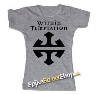 WITHIN TEMPTATION - Logo - šedé dámske tričko