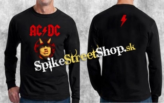 AC/DC - Angus Portrait - čierne pánske tričko s dlhými rukávmi