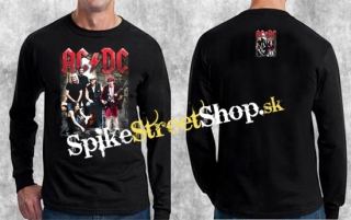 AC/DC - Band - čierne pánske tričko s dlhými rukávmi