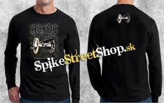 AC/DC - For Those About To Rock - čierne pánske tričko s dlhými rukávmi