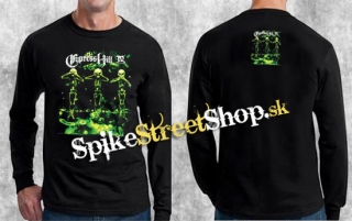 CYPRESS HILL - Green Skeleton - čierne pánske tričko s dlhými rukávmi