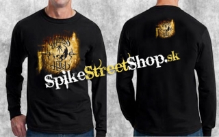 CYPRESS HILL - Skull - čierne pánske tričko s dlhými rukávmi