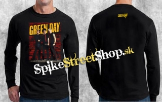 GREEN DAY - Band - čierne pánske tričko s dlhými rukávmi