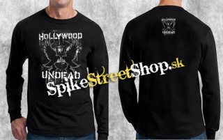 HOLLYWOOD UNDEAD - Logo - čierne pánske tričko s dlhými rukávmi