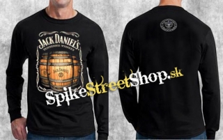 JACK DANIELS - Tennesse Whiskey - čierne pánske tričko s dlhými rukávmi
