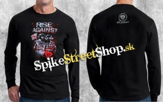 RISE AGAINST - Masks - čierne pánske tričko s dlhými rukávmi