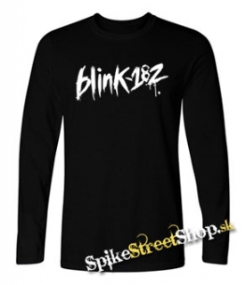 BLINK 182 - Logo 2 - čierne pánske tričko s dlhými rukávmi