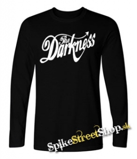 DARKNESS - Logo - čierne pánske tričko s dlhými rukávmi