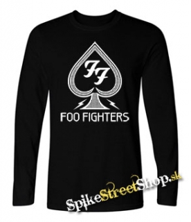 FOO FIGHTERS - Crest - čierne pánske tričko s dlhými rukávmi
