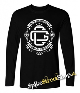 GOOD CHARLOTTE - Logo - čierne pánske tričko s dlhými rukávmi