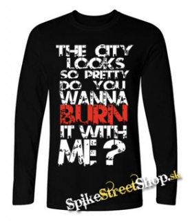 HOLLYWOOD UNDEAD - City - čierne pánske tričko s dlhými rukávmi