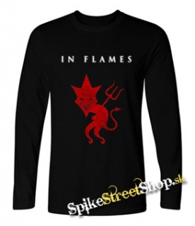 IN FLAMES - Devil - čierne pánske tričko s dlhými rukávmi
