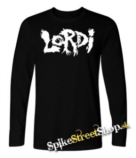 LORDI - Logo - čierne pánske tričko s dlhými rukávmi