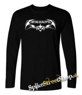 METALOCALYPSE - Logo - čierne pánske tričko s dlhými rukávmi