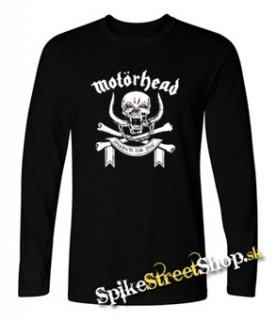 MOTORHEAD - Skull - čierne pánske tričko s dlhými rukávmi