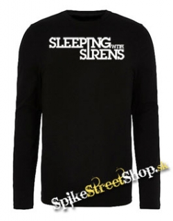 SLEEPING WITH SIRENS - Logo - čierne pánske tričko s dlhými rukávmi