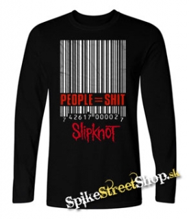 SLIPKNOT - People Shit Red - čierne pánske tričko s dlhými rukávmi